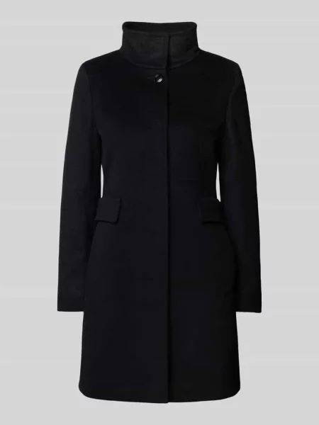 Max Mara Studio Płaszcz Wełniany Agnese schwarz czarny