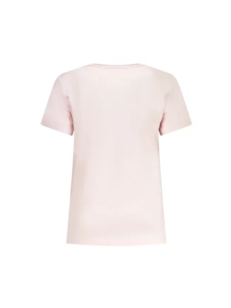 Guess Koszulki Kobieta XL T-Shirt z Krótkim Rękawem różowy