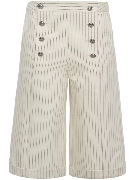 Pantaloni scurți Adam Lippes din țesătură twill