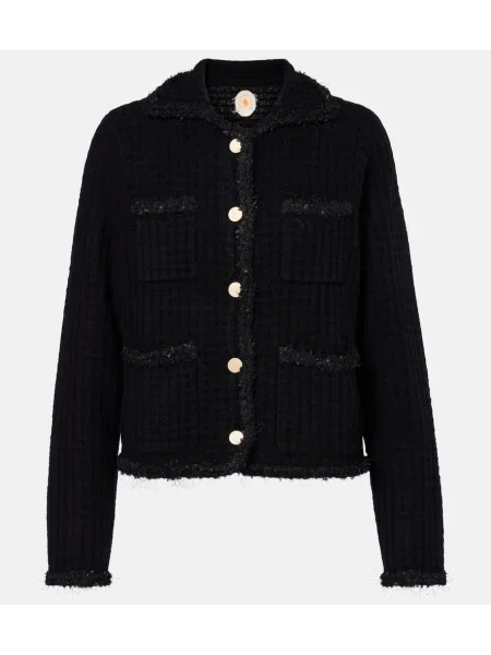 Vlnený kardigán Jardin Des Orangers čierna