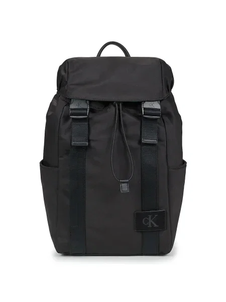 Calvin Klein Ruksak Canvas Mix Backpack čierna