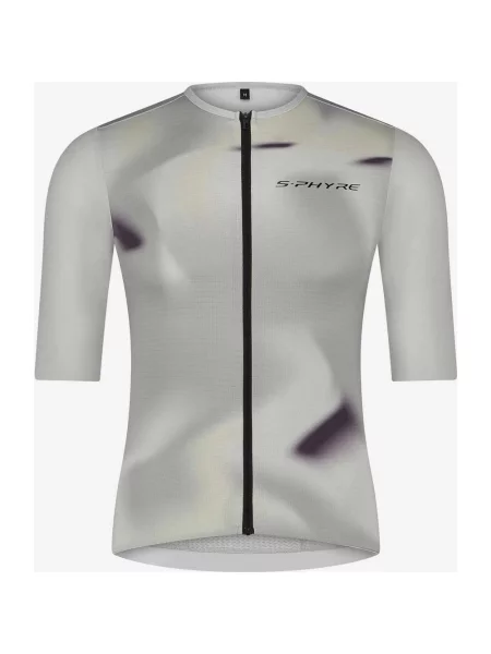 Koszulka rowerowa Shimano S-Phyre Leggera krótki rękaw szary L biały