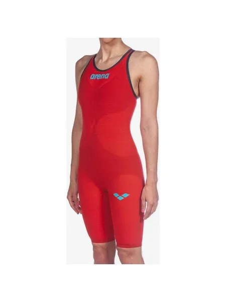 Kostium kąpielowy Arena Powerskin Carbon Air 2 z odkrytymi plecami 28 czerwony