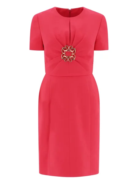 Rochie mini Elie Saab scurtă de costum roșu