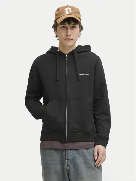 JACK & JONES Megztinis be užsegimo JORNorrebro / balta juoda