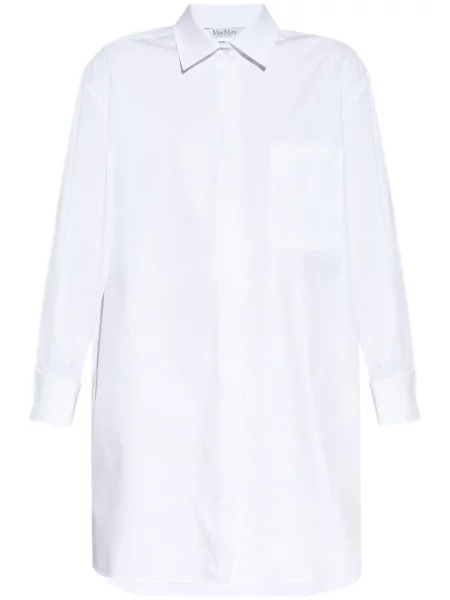 Rochie tip cămașă Max Mara alb