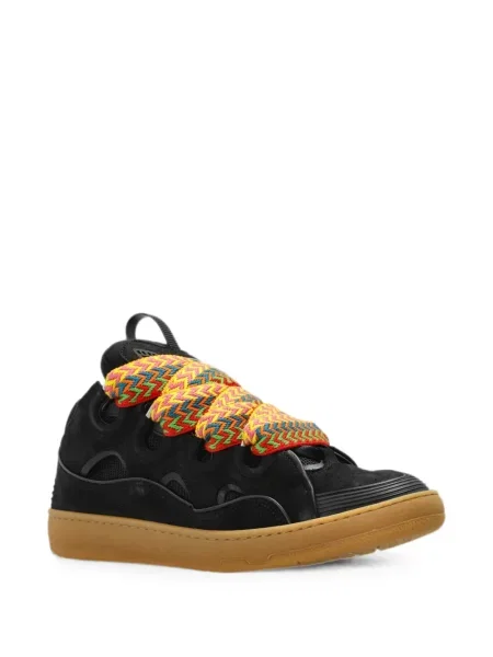 Sneakerși Lanvin din dantelă negru