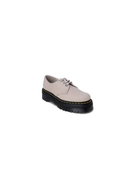 Półbuty Dr. Martens skórzane szare