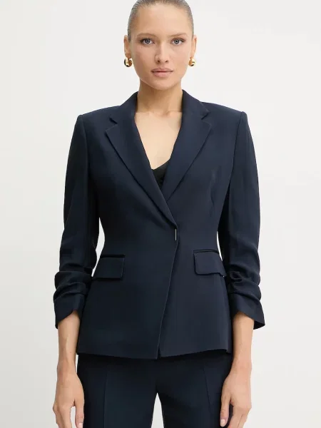 BOSS Marynarka Jia Kobiety jednolity 34 niebieski