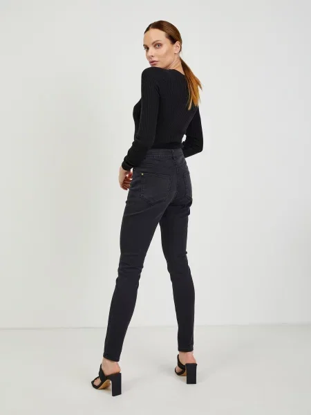 Skinny fit džínsy Orsay skinny fit čierna
