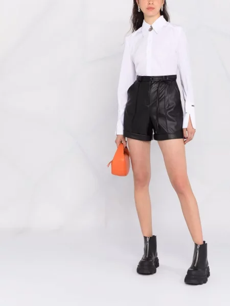 Pantaloni scurți Patrizia Pepe negru