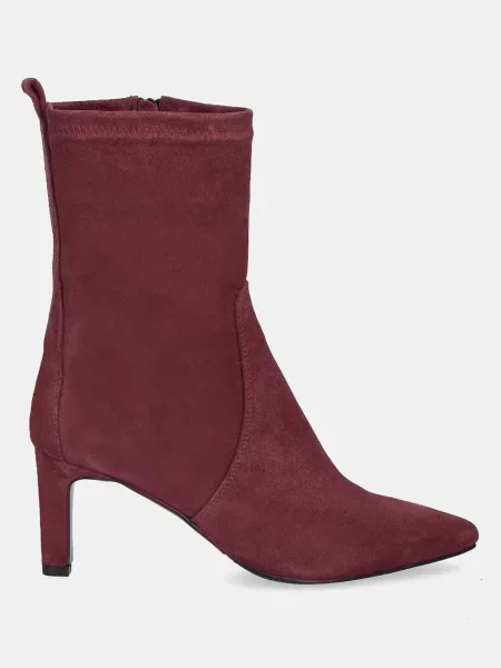 Замшевые ботинки Answear.lab бордовые