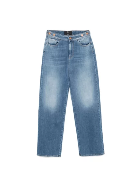 Proste jeansy 3x1 niebieskie