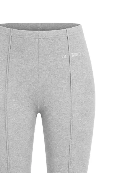 Ošišano hlače Vetements s vezicama siva