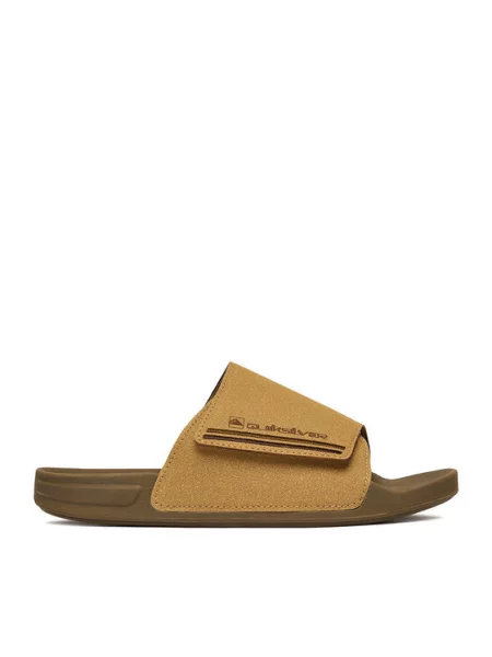 Šľapky Quiksilver EO-POCHI SUEDE béžová