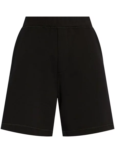 Pantaloni scurți Dsquared2 cu broderie negru
