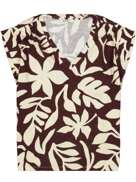 GARCIA Tricou deschis / maro bej