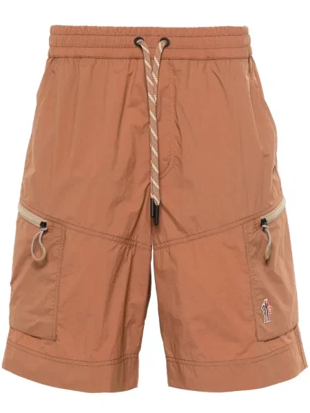 Шорти Moncler Grenoble кафяво