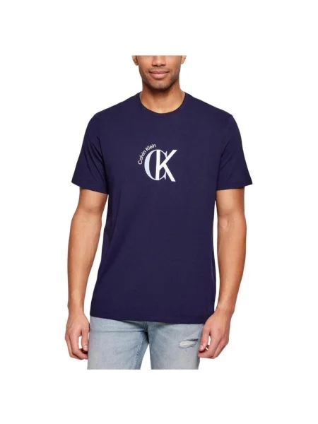 Tricou Calvin Klein Jeans albastru