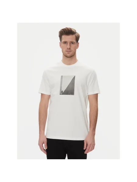 Armani Exchange Póló Regular Fit fehér