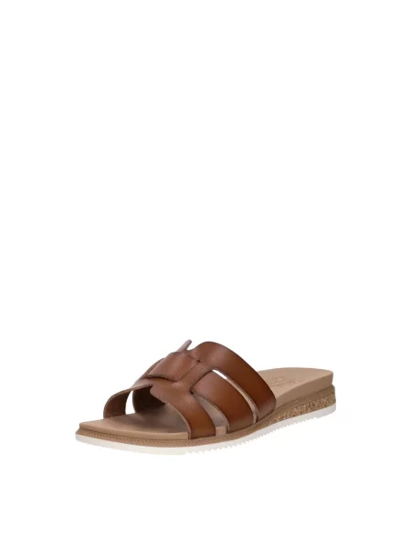 Klapki Skechers brązowe