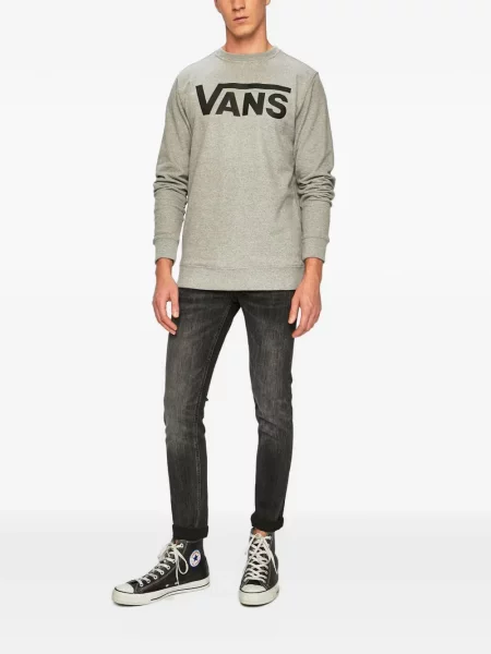 Pulover Vans cu imagine gri