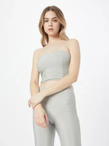 Monki Top világosszürke