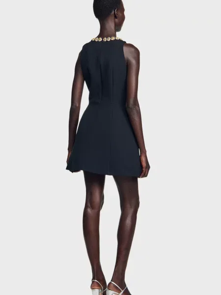 Платье Sandro черное