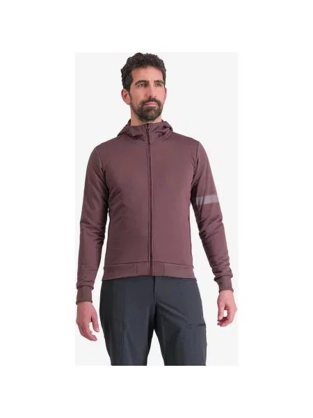 Kurtka Sportful Giara Hoodie rdzawoczerwona M czerwona