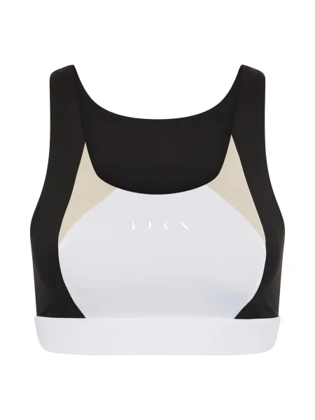 Born Sport top Darana bej / negru alb
