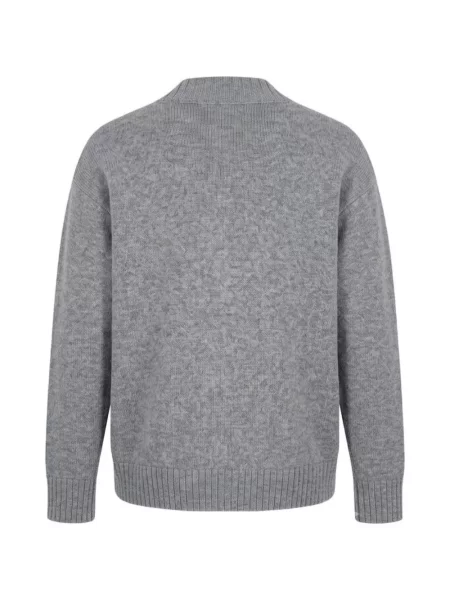 Cardigan Vivetta cu broderie gri