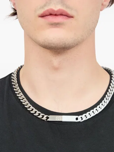 Colier Mm6 Maison Margiela argintiu