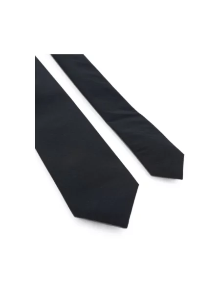 Krawat Emporio Armani wiązany niebieski