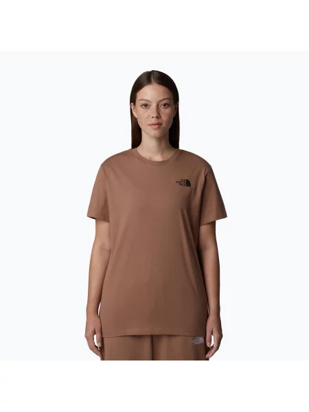 Tričko The North Face Box Nse Relaxed Tee latte/tnf white bílé