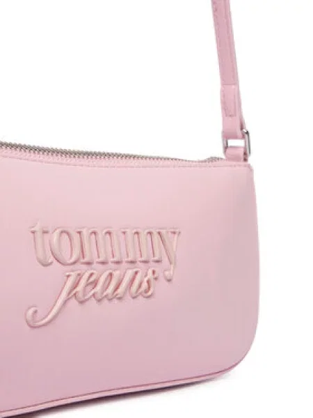 Tommy Jeans torba za žene od imitacije kože ružičasta