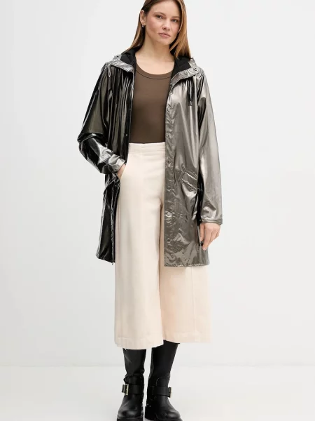 Rains kurtka Long Jacket W3 brązowa