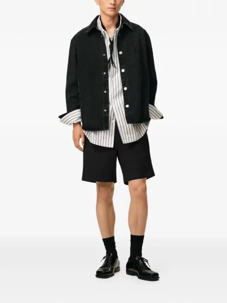 Pantaloni scurți Ami Paris negru