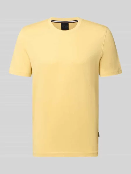 T-shirt z detalem z logo Bugatti