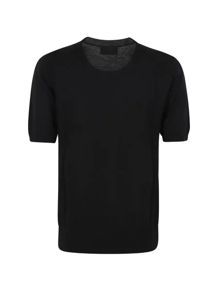 Scurt pulover P.a.r.o.s.h. cu decolteu rotund negru