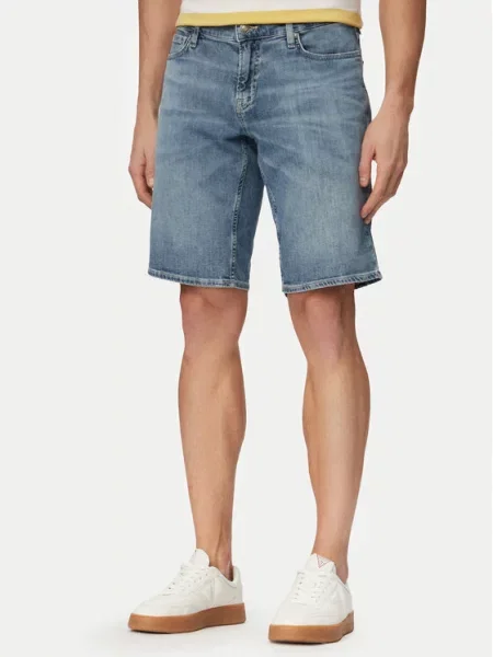 Guess Jeans kratke hlače Svetlo modra