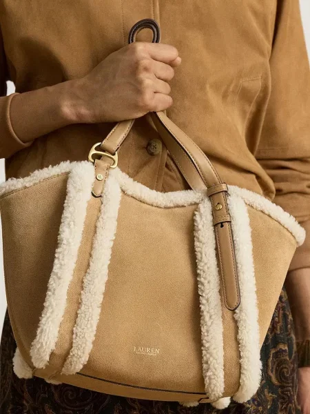 Lauren Ralph Lauren сумка-тоут замшева