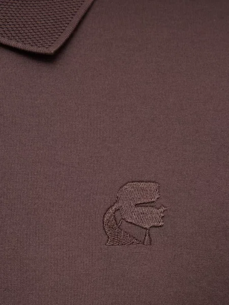 Футболка Karl Lagerfeld коричневая