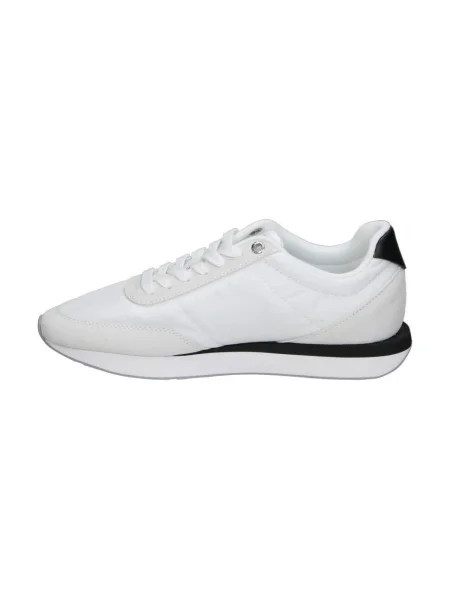 Pantofi Calvin Klein Jeans cu șireturi retro din dantelă alb