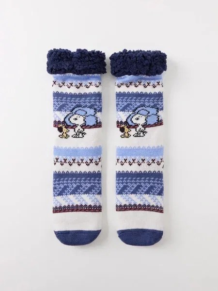 Чорапи women'secret HOME SOCKS лилаво синьо