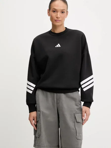 Csíkos felső Adidas fekete