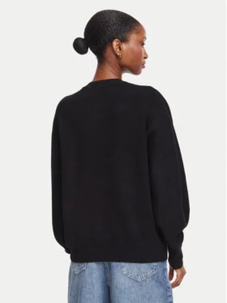 GUESS Pulover Madeline / srebro / bijela crna