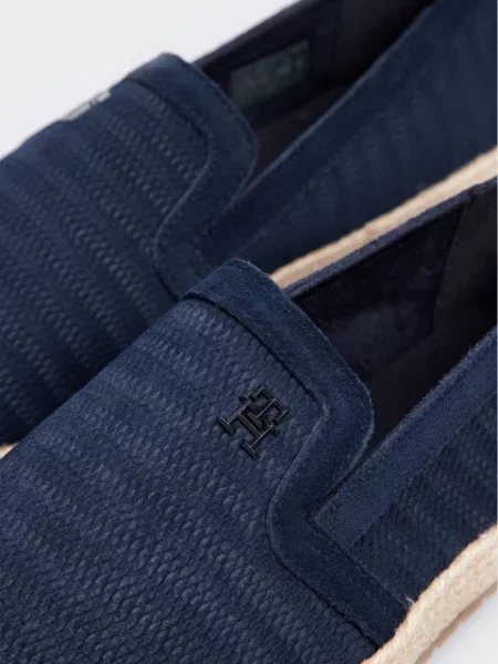 Замшевые классические эспадрильи Tommy Hilfiger синие