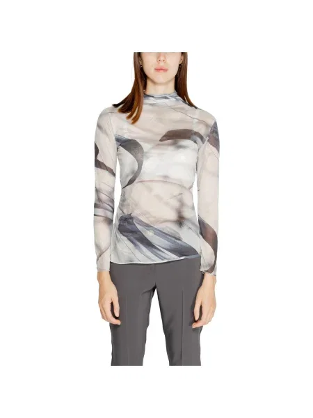 Tricou mânecă lungă Rinascimento gri