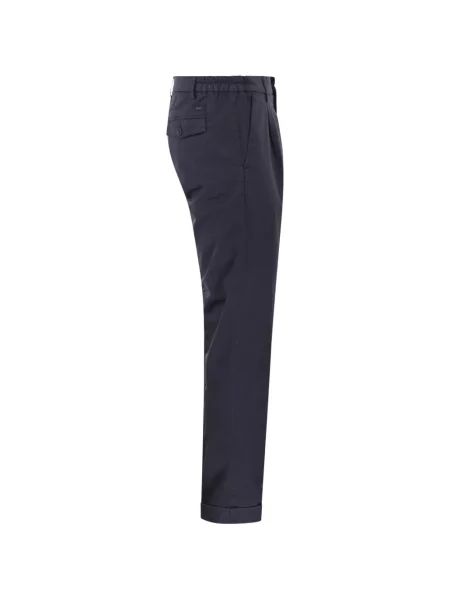 Spodnie Fay plisowane niebieskie