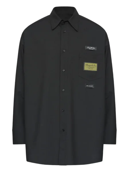 Cămașă Mm6 Maison Margiela lungă negru